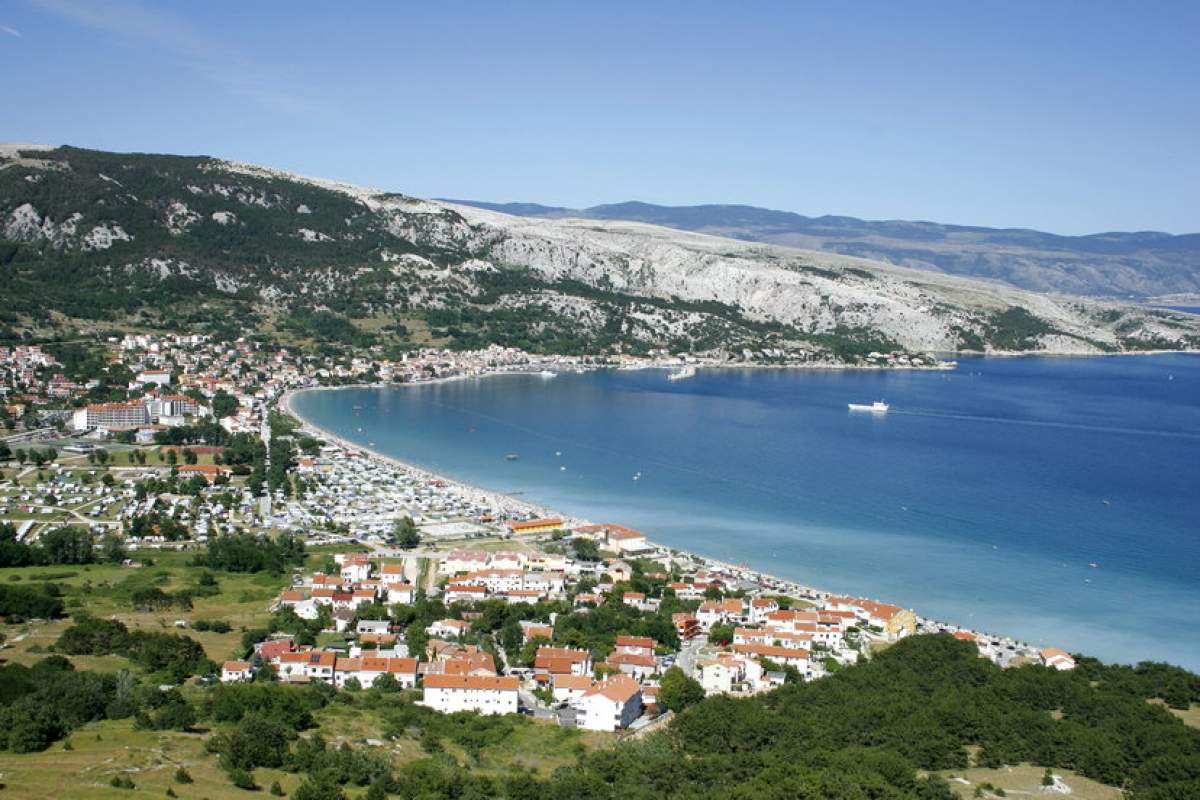 Vela plaža in Baška